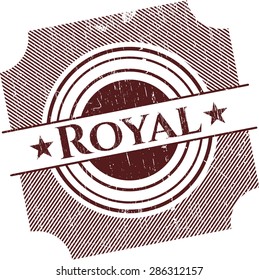 Royal rubber grunge seal