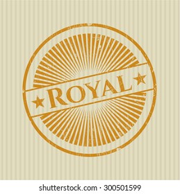 Royal rubber grunge seal