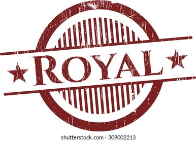 Royal rubber grunge seal