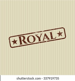 Royal rubber grunge seal