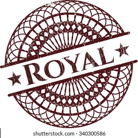 Royal rubber grunge seal