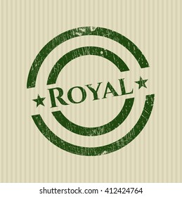 Royal rubber grunge seal