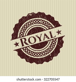 Royal rubber grunge texture seal