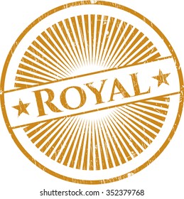 Royal rubber grunge texture seal