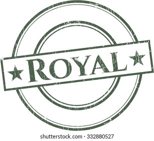 Royal rubber grunge texture stamp