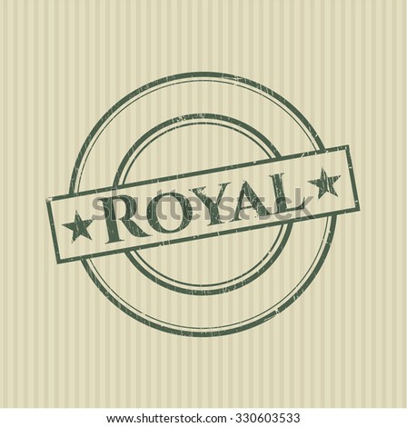 Royal rubber stamp