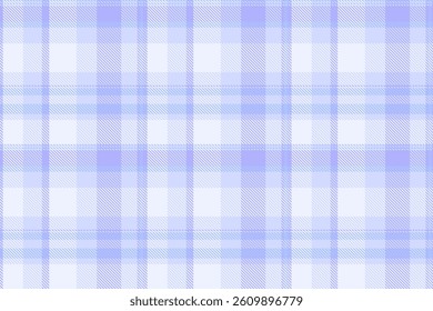 Royal seamless background check, painting pattern texture vector. Proud fabric plaid tartan textile in blue and light colors palette.