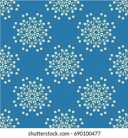Royal Seamless Pattern of Flowers, Leaves and Lines. Elegant Vintage Template from Ornate Frames. Calligraphic Texture for Paper Wallpapers, Backgrounds, Notebooks and Brochures. 
