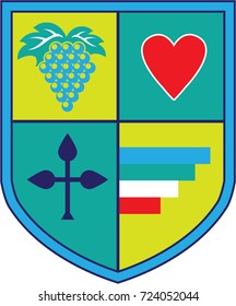 Royal shield Coat of Arms vector