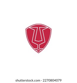 royal shield logo defense power icon symbol
