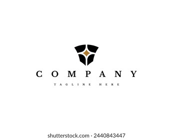 royal shield star logo design