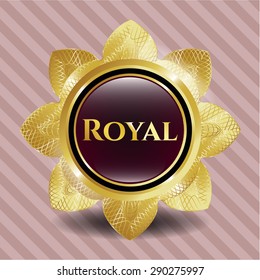 Royal shiny badge