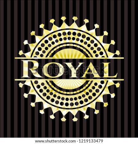 Royal shiny badge