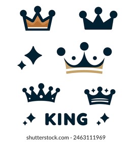 Royal Silhouette Symbol Illustration Design