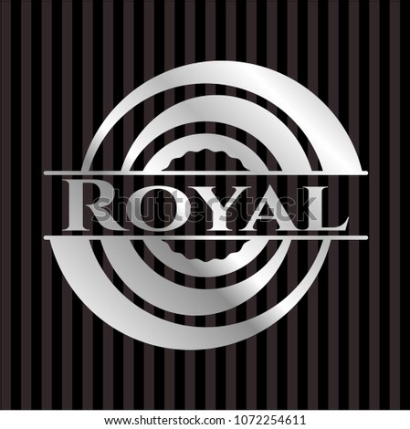 Royal silver badge