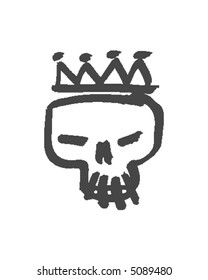 Royal Sketchy Skull