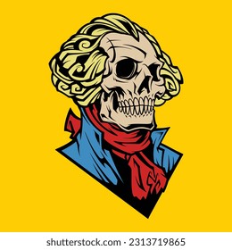 royal skull vector for commercial use