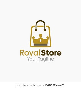 Royal Store Logo Vector Template Design. Good for Business, Start up, Agency, and Organization