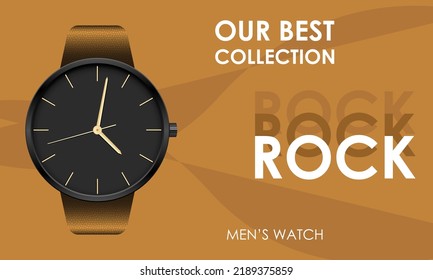 Royal Style Classic Watch Poster Vector