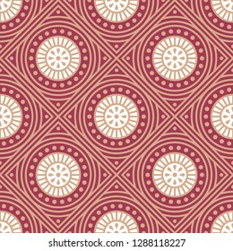 Royal style, exquisite geometric ornament, seamless pattern, backkground, wallpaper.