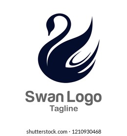 Royal Swan Logo Templates