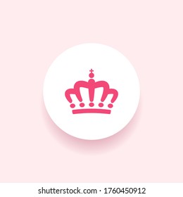 Royal symbol icon, crown Icon. Vector illustration EPS 10.
