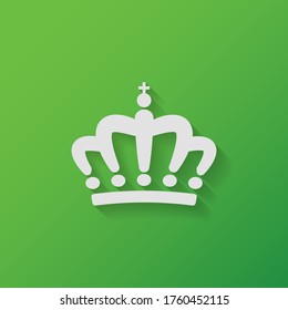 Royal symbol icon, crown Icon. Vector illustration EPS 10.