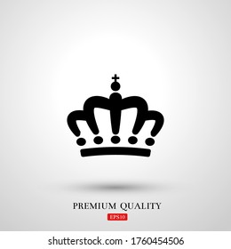 Royal symbol icon, crown Icon. Vector illustration EPS 10.