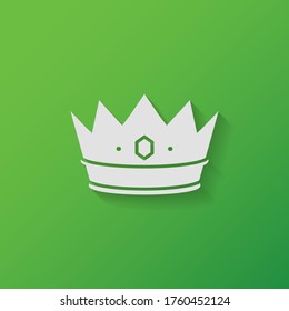 Royal symbol icon, monogram crown Icon. Vector illustration EPS 10.