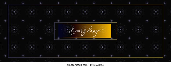 Royal template with ornate background . Luxury design