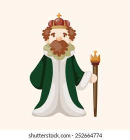 Royal theme king elements vector,eps