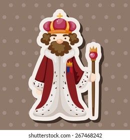 Royal theme king elements vector,eps
