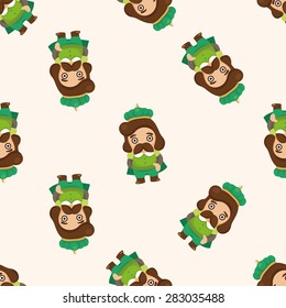 Royal theme king ,seamless pattern