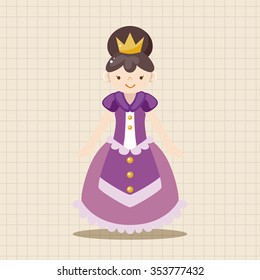 Royal theme princess elements