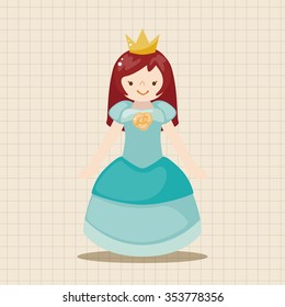 Royal theme princess elements