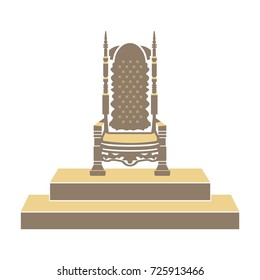 royal throne vector illustration