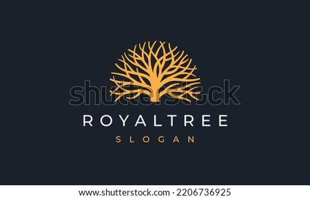 Royal Tree Logo | Big Tree Logo Design Template