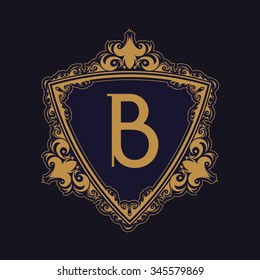 Royal Triangle Border Typeface set