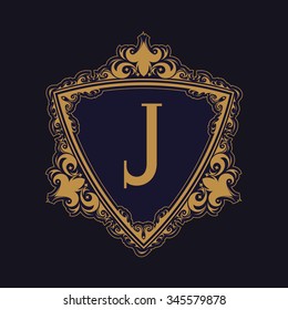 Royal Triangle Border Typeface set