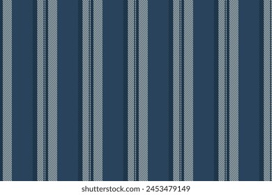 Tela textil de Vector real, líneas de fantasía patrón de textura. Fondo de Vertical de rayas sin costuras a rayas en color cian y blanco.