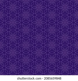 Royal Velvet Violet Seamless Background. Purple tileable vector pattern.