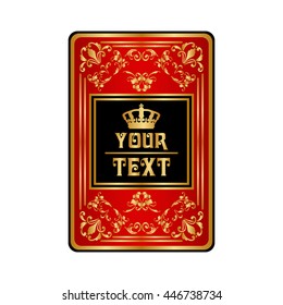 royal vintage label.