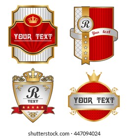 royal vintage label.