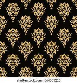 Royal wallpaper seamless floral pattern, Luxury background.