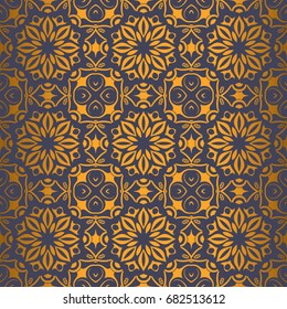 Royal wallpaper seamless floral pattern, Luxury background.
