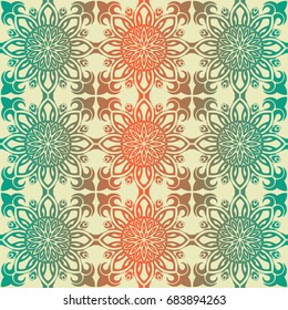 Royal wallpaper seamless floral pattern, Luxury background.
