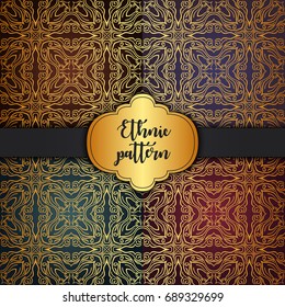 Royal wallpaper seamless floral pattern, Luxury background.