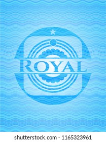 Royal water badge.