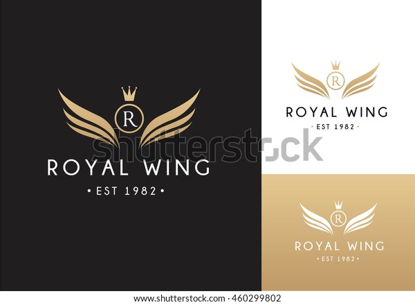 Royal wing logo\
template