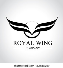 Royal Wing,eagle Logo,Vector Logo template